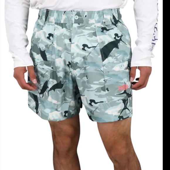 AFTCO The Original Fishing Short Camo, 34